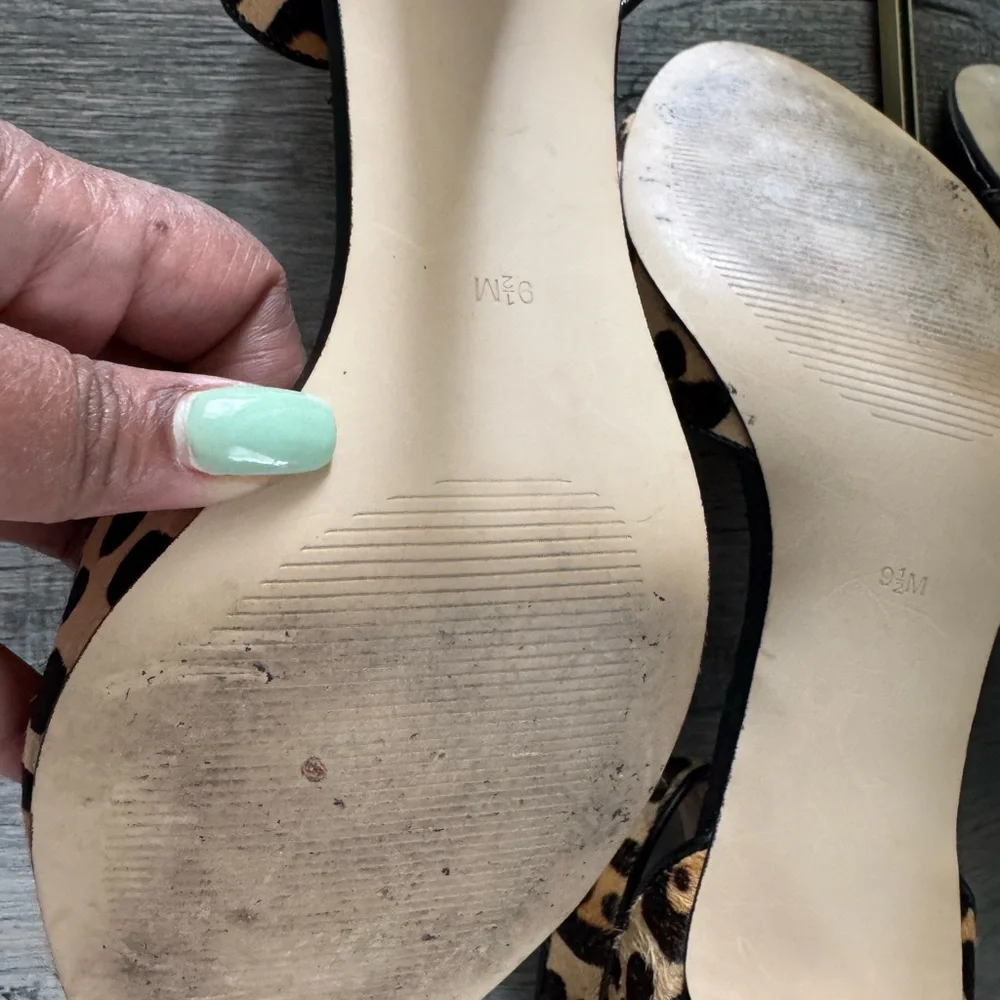 Leopard Print Women's Heels - Picture 5 of 5